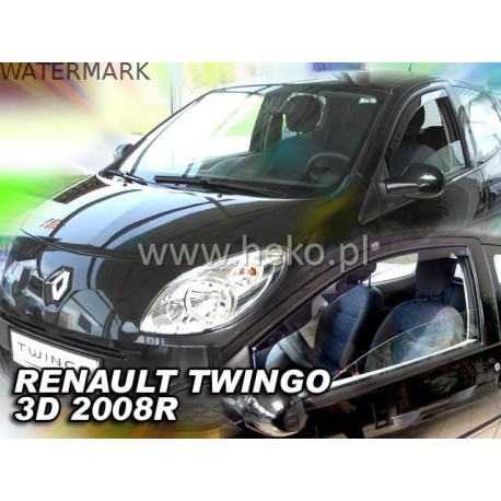 RENAULT TWINGO 3 durų 2007 → 2014 Langų vėjo deflektoriai priekinėms durims