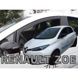 RENAULT ZOE 4 durų 2012 → Langų vėjo deflektoriai priekinėms durims