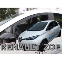 RENAULT ZOE 4 durų 2012 → Langų vėjo deflektoriai priekinėms durims