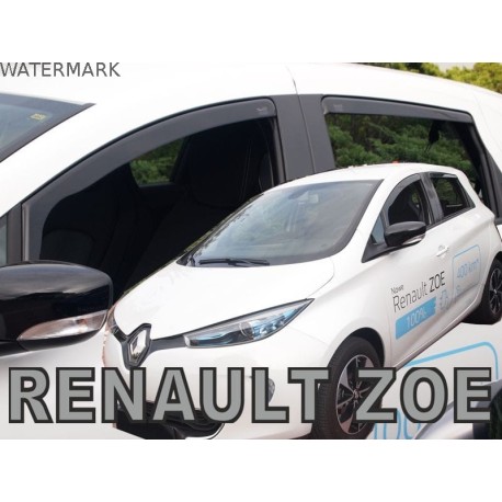 RENAULT ZOE 4 durų 2012 → (+OT) Langų vėjo deflektoriai keturioms durims