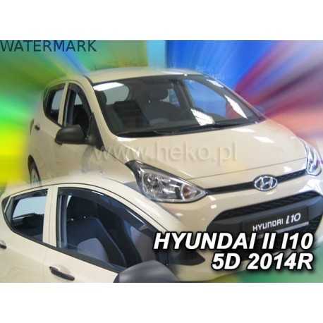 HYUNDAI i10 II 2014 → 2019 (+OT) Langų vėjo deflektoriai keturioms durims