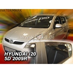 HYUNDAI i20 I 5 durų 2009 → 2015 (+OT) Langų vėjo deflektoriai keturioms durims
