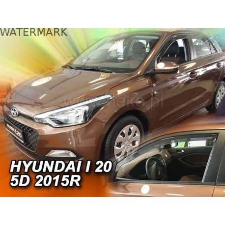 HYUNDAI i20 II 5 durų 2015 → 2020 Langų vėjo deflektoriai priekinėms durims