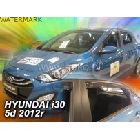 HYUNDAI i30 5 durų 2012 → 2017 (+OT) hečbekas Langų vėjo deflektoriai keturioms durims