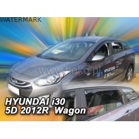 HYUNDAI i30 5 durų 2012 → 2017 (+OT) Karavanas Langų vėjo deflektoriai keturioms durims