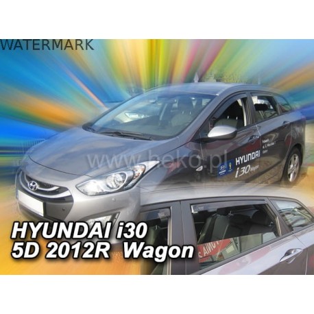 HYUNDAI i30 5 durų 2012 → 2017 (+OT) Karavanas Langų vėjo deflektoriai keturioms durims