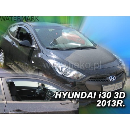 HYUNDAI i30 II 3 durų 2013 → 2017 Langų vėjo deflektoriai priekinėms durims