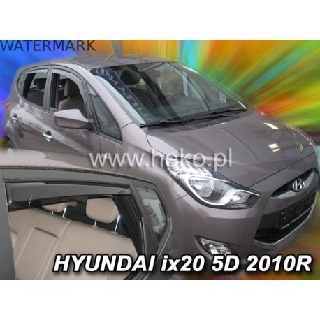 HYUNDAI ix20 5 durų 2010 → 2019 (+OT) Langų vėjo deflektoriai keturioms durims