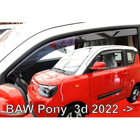 HYUNDAI PONY 3 durų 2022 → Langų vėjo deflektoriai priekinėms durims