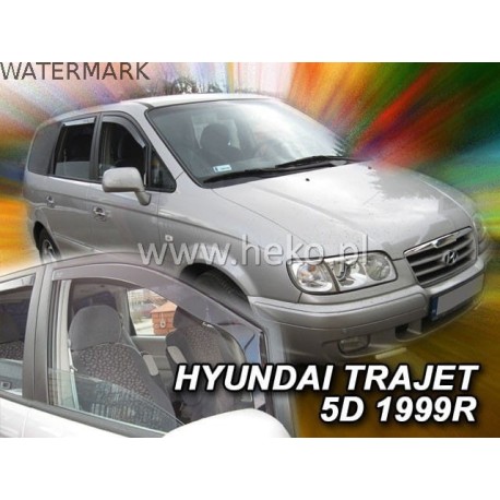 HYUNDAI TRAJET 5 durų 1999 → 2008 Langų vėjo deflektoriai priekinėms durims