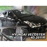 HYUNDAI VELOSTER 4 durų 2011 → 2018 (+OT) Langų vėjo deflektoriai keturioms durims