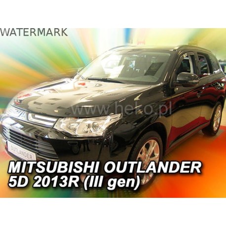 MITSUBISHI OUTLANDER (III gen) 5 durų 2012 → 2021 Langų vėjo deflektoriai priekinėms durims