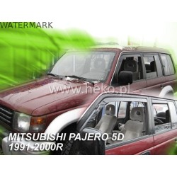 MITSUBISHI PAJERO 5 durų 1991 → 1999 (+OT) Langų vėjo deflektoriai keturioms durims