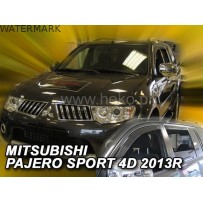 MITSUBISHI PAJERO SPORT 5 durų 2008 → 2016 (+OT) Langų vėjo deflektoriai keturioms durims