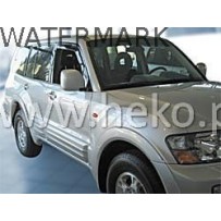 MITSUBISHI PAJERO WAGON 5 durų 2000 → 2018 Langų vėjo deflektoriai priekinėms durims