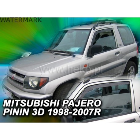 MITSUBISHI PAJERO PININ 3 durų 1998 → 2007 Langų vėjo deflektoriai priekinėms durims