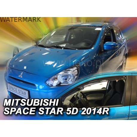 MITSUBISHI SPACE STAR 5 durų 2012 → Langų vėjo deflektoriai priekinėms durims