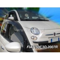 FIAT 500 E3 durų 2012 → 2020 Langų vėjo deflektoriai priekinėms durims