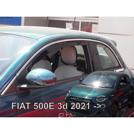 FIAT 500 E 3 durų 2021 → Langų vėjo deflektoriai priekinėms durims