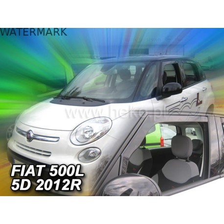 FIAT 500L 5 durų 2012 → Langų vėjo deflektoriai priekinėms durims