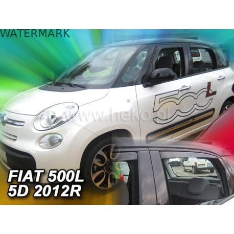 FIAT 500L 5 durų 2012 → (+OT) Langų vėjo deflektoriai keturioms durims