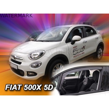 FIAT 500X 5 durų 2014 → 2023 Langų vėjo deflektoriai priekinėms durims