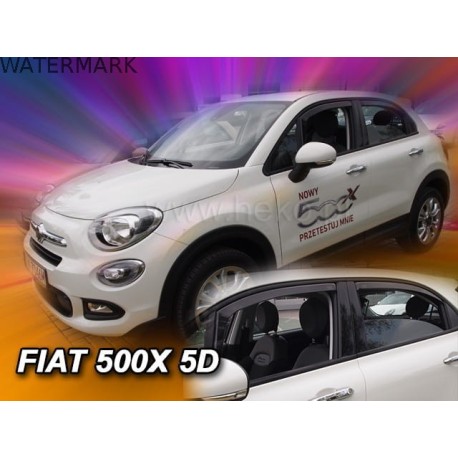 FIAT 500X 5 durų 2014 → 2023 (+OT) Langų vėjo deflektoriai keturioms durims