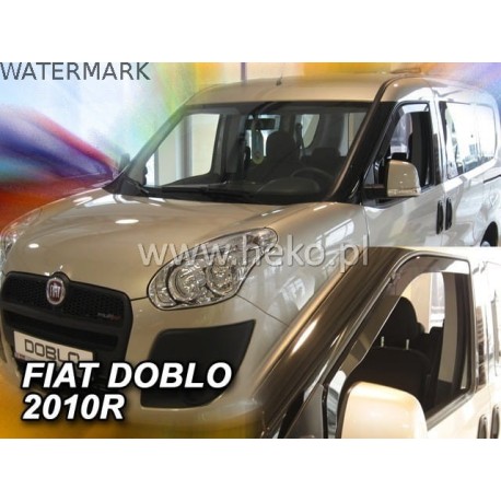 FIAT DOBLO 2010 → 2022 Langų vėjo deflektoriai priekinėms durims