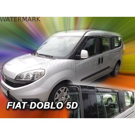 FIAT DOBLO II 5 durų  2010 → 2022 (+OT) Langų vėjo deflektoriai keturioms durims