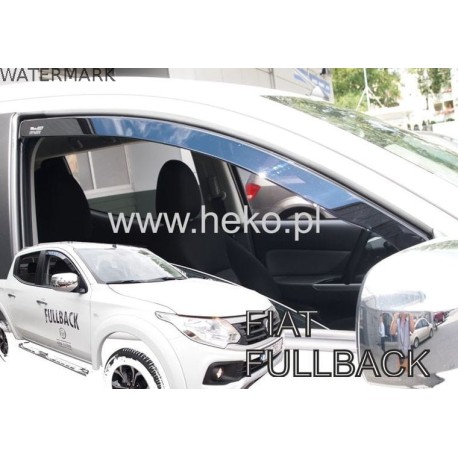 FIAT FULLBACK 4 durų 2015 → 2019 Langų vėjo deflektoriai priekinėms durims