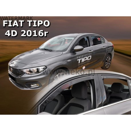 FIAT TIPO 4 durų 2016 →(+OT) Sedanas / Hečbekas Langų vėjo deflektoriai keturioms durims