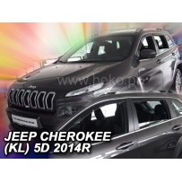 JEEP CHEROKEE (KL) 5 durų 2013 → 2023(+OT) Langų vėjo deflektoriai keturioms durims