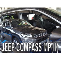 JEEP COMPASS 5 durų 2017 → (+OT) Langų vėjo deflektoriai keturioms durims