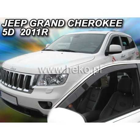 JEEP GRAND CHEROKEE 5 durų 2010 → 2021 Langų vėjo deflektoriai priekinėms durims