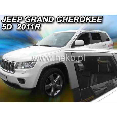 JEEP GRAND CHEROKEE 5 durų 2010 → 2021 (+OT) Langų vėjo deflektoriai keturioms durims