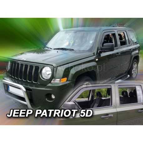 JEEP PATRIOT 5 durų 2006 → 2017 (+OT) Langų vėjo deflektoriai keturioms durims