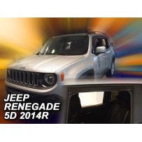 JEEP RENEGADE 5 durų 2014 → (+OT) Langų vėjo deflektoriai keturioms durims