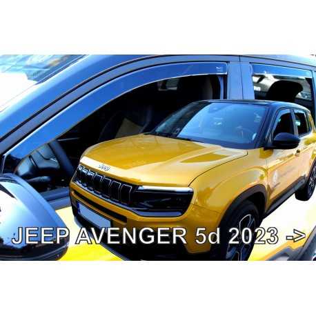 JEEP AVENGER 5 durų 2023 → (+OT) Langų vėjo deflektoriai keturioms durims