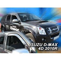 ISUZU D-MAX 4 durų 2006 → 2012 Langų vėjo deflektoriai priekinėms durims