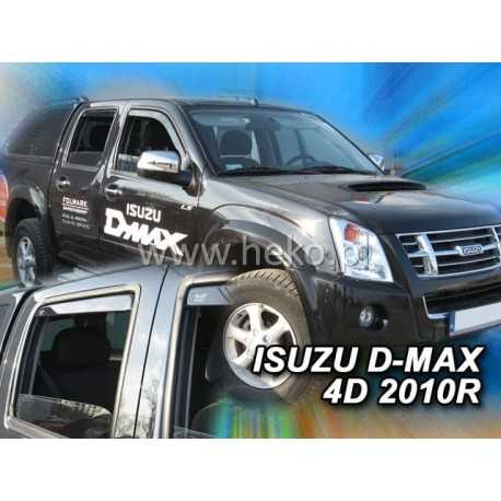 ISUZU D-MAX 4 durų 2006 → 2012 (+OT) Langų vėjo deflektoriai keturioms durims