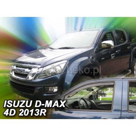 ISUZU D-MAX 2/4 durų 2012 → 2019 Langų vėjo deflektoriai priekinėms durims