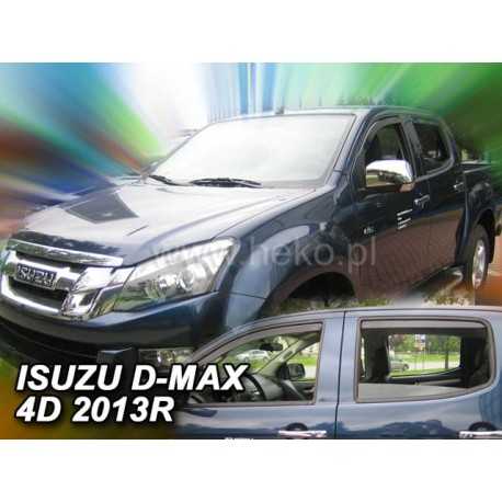 ISUZU D-MAX 4 durų 2012 → 2019 +OT Langų vėjo deflektoriai keturioms durims