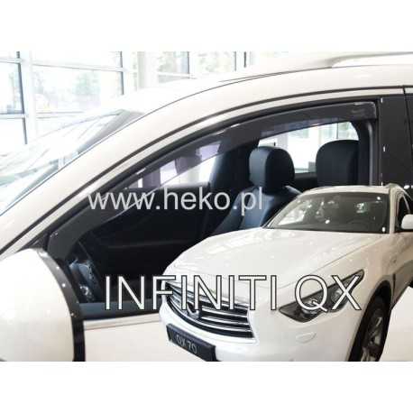 INFINITI II FX/QX 5 durų 2008 → 2017 Langų vėjo deflektoriai priekinėms durims