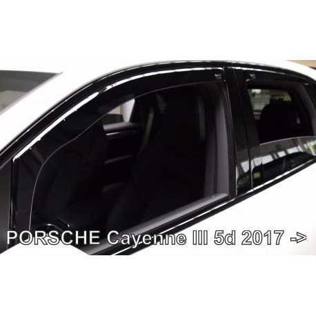 PORSCHE CAYENNE III 5d 2017 → (+OT) Langų vėjo deflektoriai keturioms durims