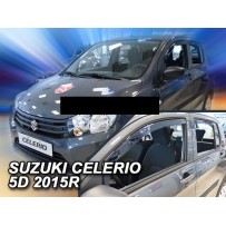 SUZUKI CELERIO 4 durų 2015 → (+OT) Langų vėjo deflektoriai keturioms durims