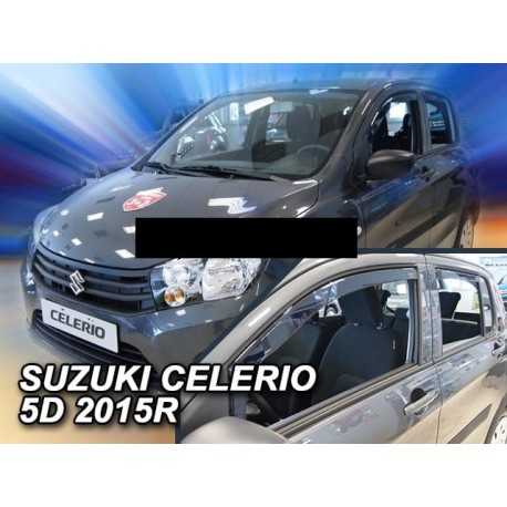 SUZUKI CELERIO 4 durų 2015 → (+OT) Langų vėjo deflektoriai keturioms durims