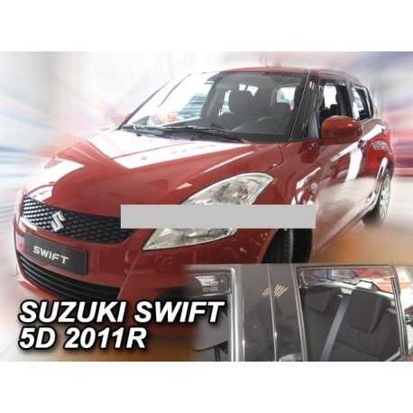 SUZUKI SWIFT 5 durų 2010 → 2017 (+OT) Langų vėjo deflektoriai keturioms durims