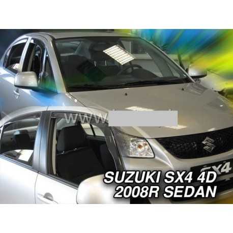 SUZUKI SX4 4D 2006 → 2014 (+OT) Sedanas Langų vėjo deflektoriai keturioms durims