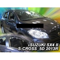 SUZUKI SX4 II S-CROSS 5 durų 2013 → 2021 Langų vėjo deflektoriai priekinėms durims