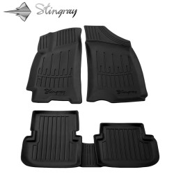 Kilimėliai 3D DAEWOO Lanos 1997-2016, 5 vnt. black /5005015
